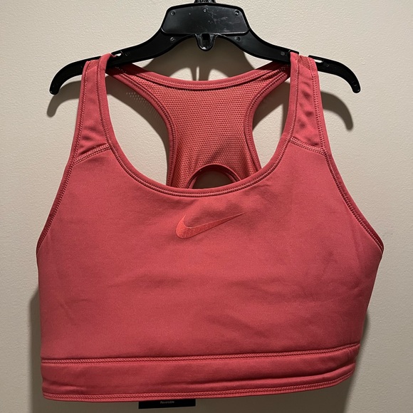 Nike Girl's Swoosh Print Reversible Training Bra Size XL (18-20) - Picture 10 of 10